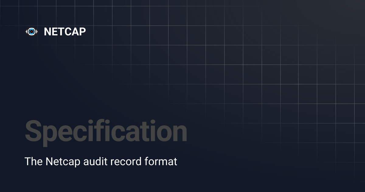 Specification Master Netcap