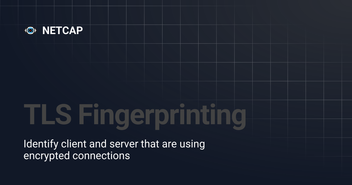TLS Fingerprinting | NETCAP