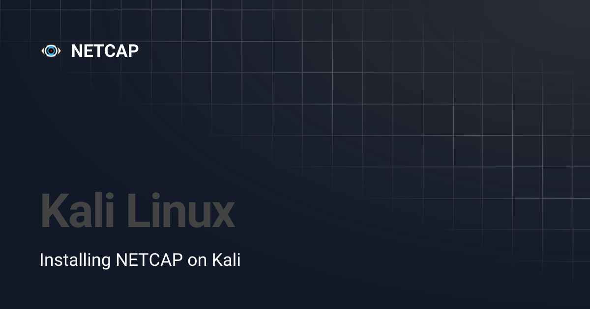 Kali Linux | NETCAP